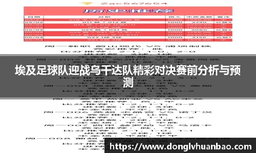 埃及足球队迎战乌干达队精彩对决赛前分析与预测